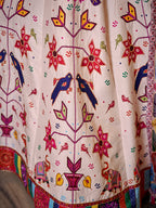 Off White Premium Designer Art Silk Lehenga Choli Set for Festive Wear