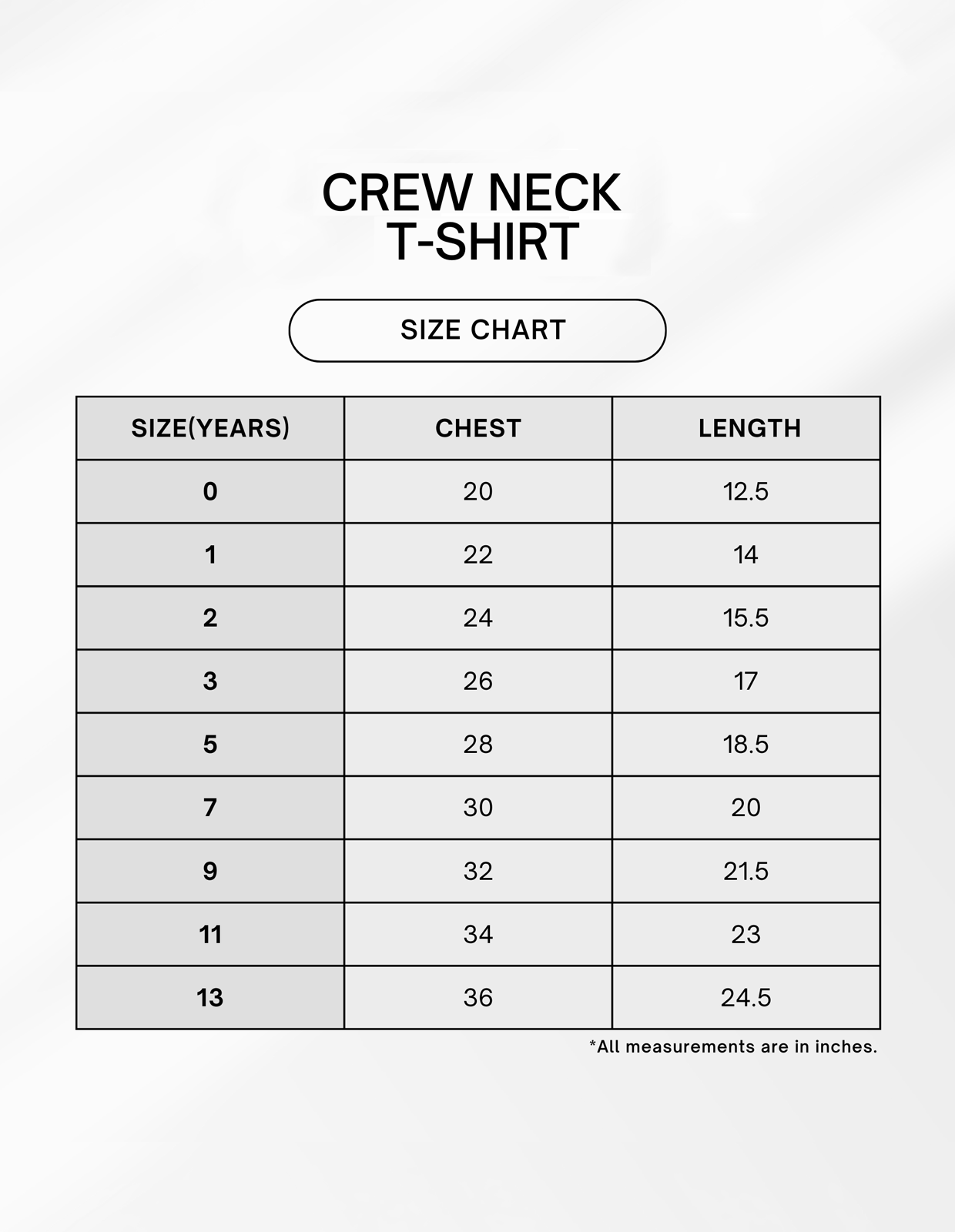 Kids soft, durable, and lightweight with a smooth finish, spun poly T-Shirt - 5 year to 13 year