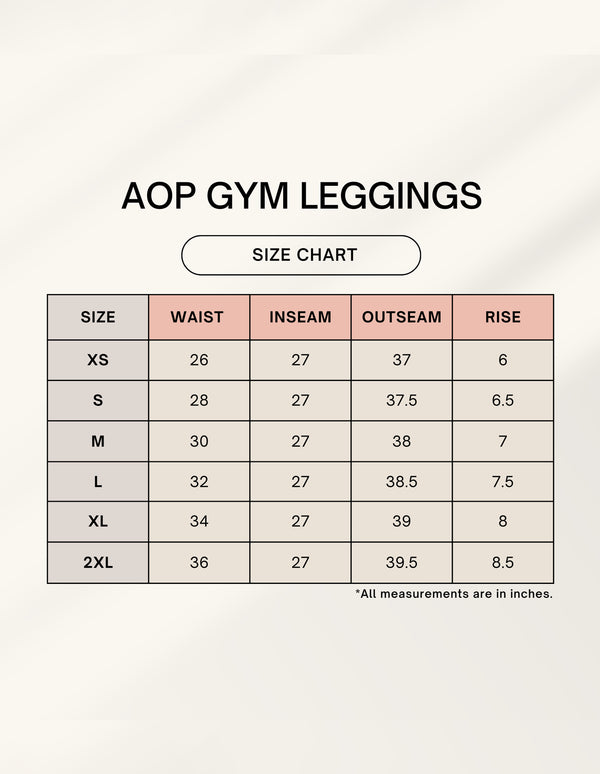 Women's AOP 180 GSM Lycra polyester, Gym Leggings - Image 3