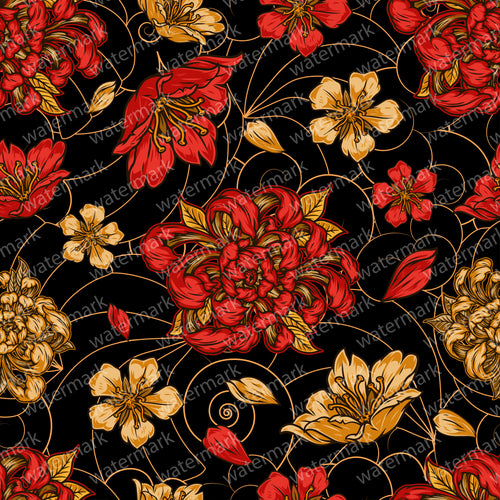 Aop poly-woven satin for a silk-like smoothness Fade-proof printed Stole