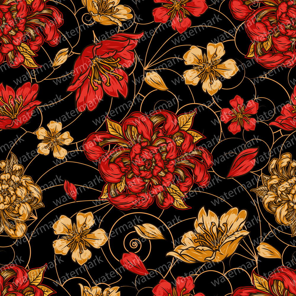 Aop poly-woven satin for a silk-like smoothness Fade-proof printed Stole
