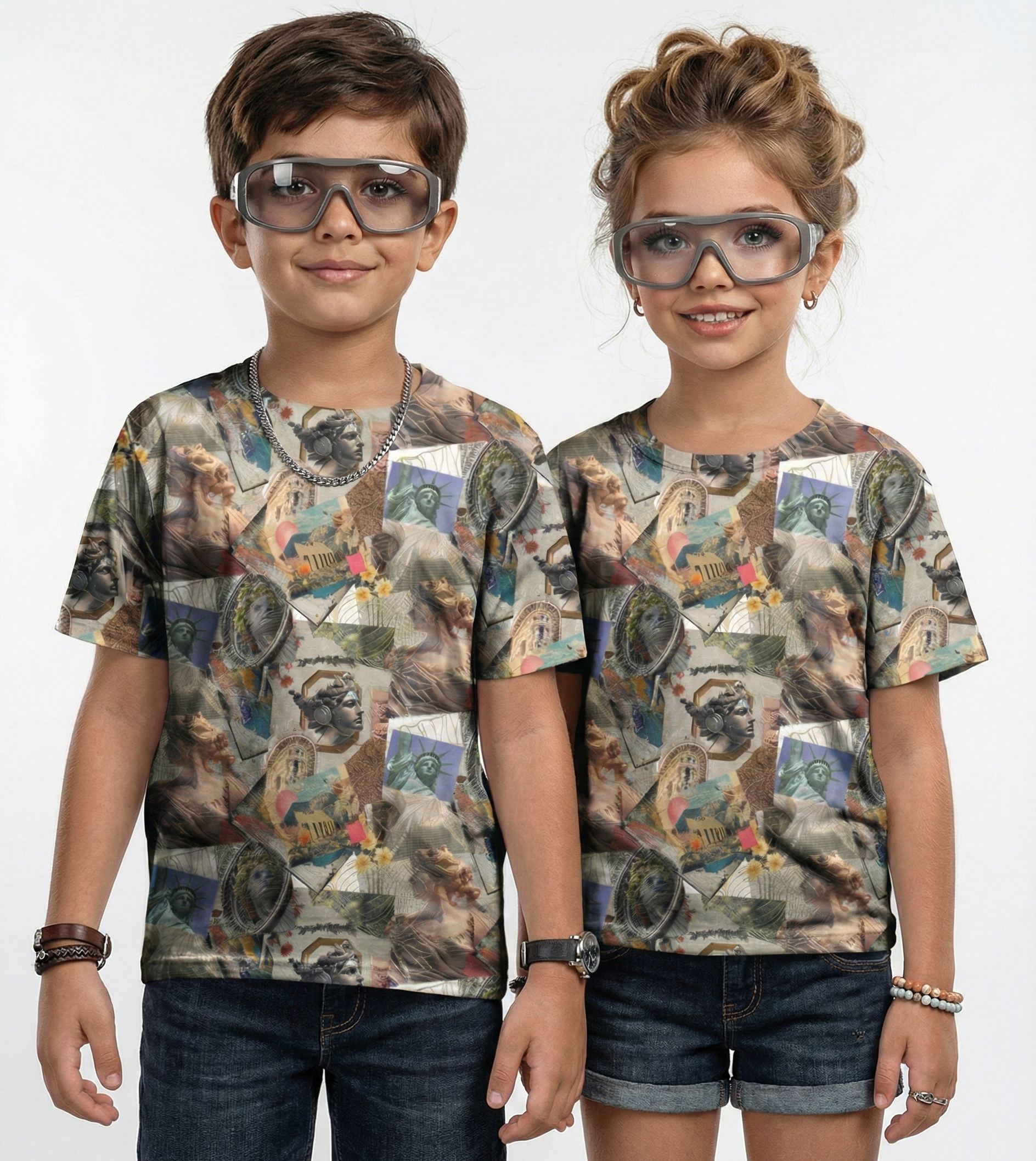 Kids AOP collage T-Shirt - 5 year to 13 years