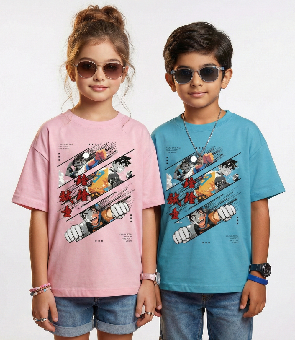 Unisex Crew Neck - 180 GSM COTTON T-Shirt - 6 months to 11 years - 12 COLORS.