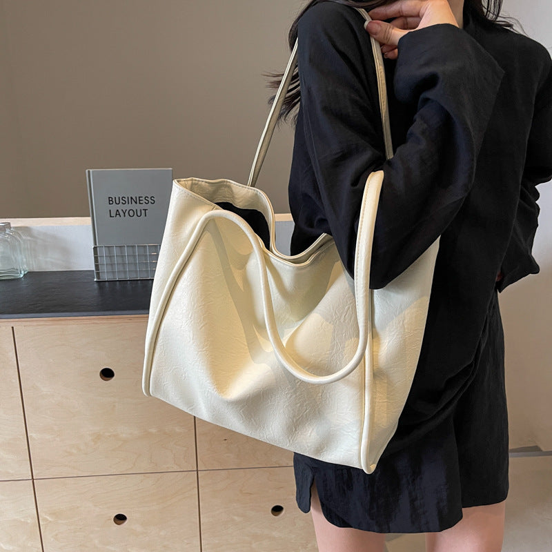 Women's Soft Leather Totes Shopping Travel Bag