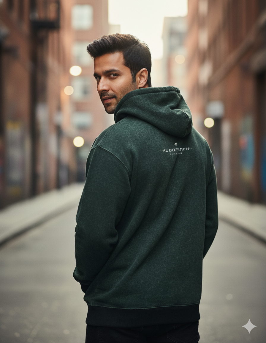 Men's Acid Washed Hoodie