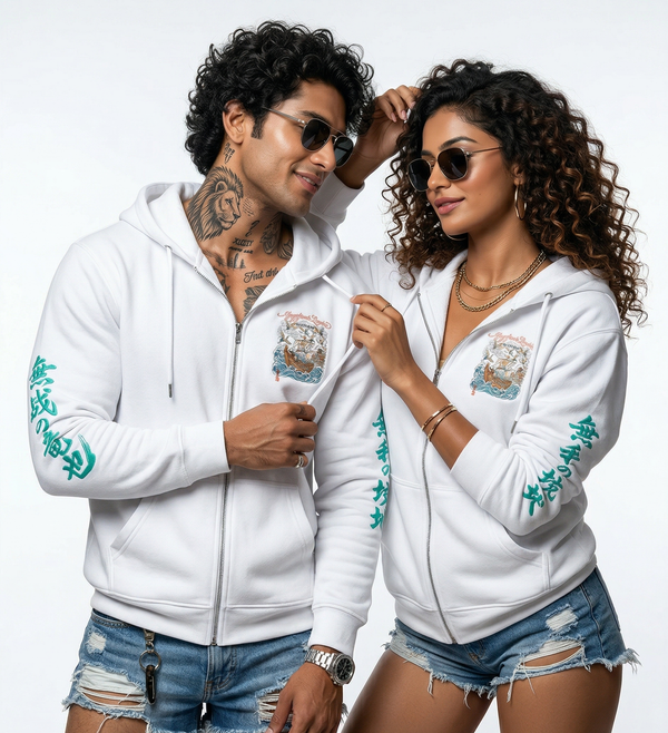 Unisex Zip Hoodie - 6 SIZES - Image 3