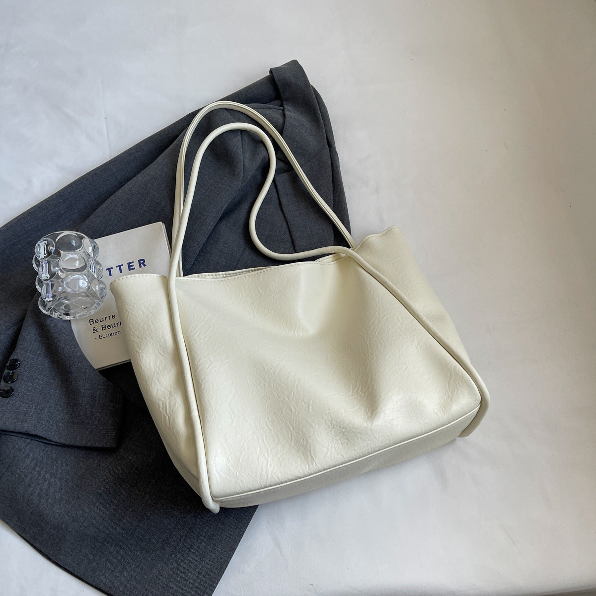 Women's Soft Leather Totes Shopping Travel Bag