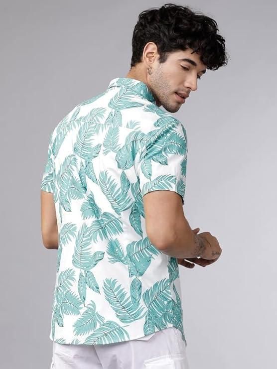 Men's Printed Cotton Shirt