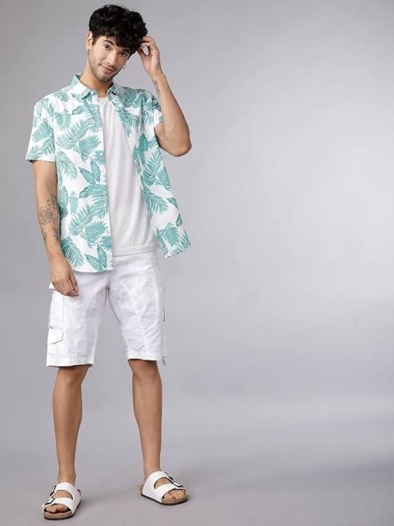 Men's Printed Cotton Shirt