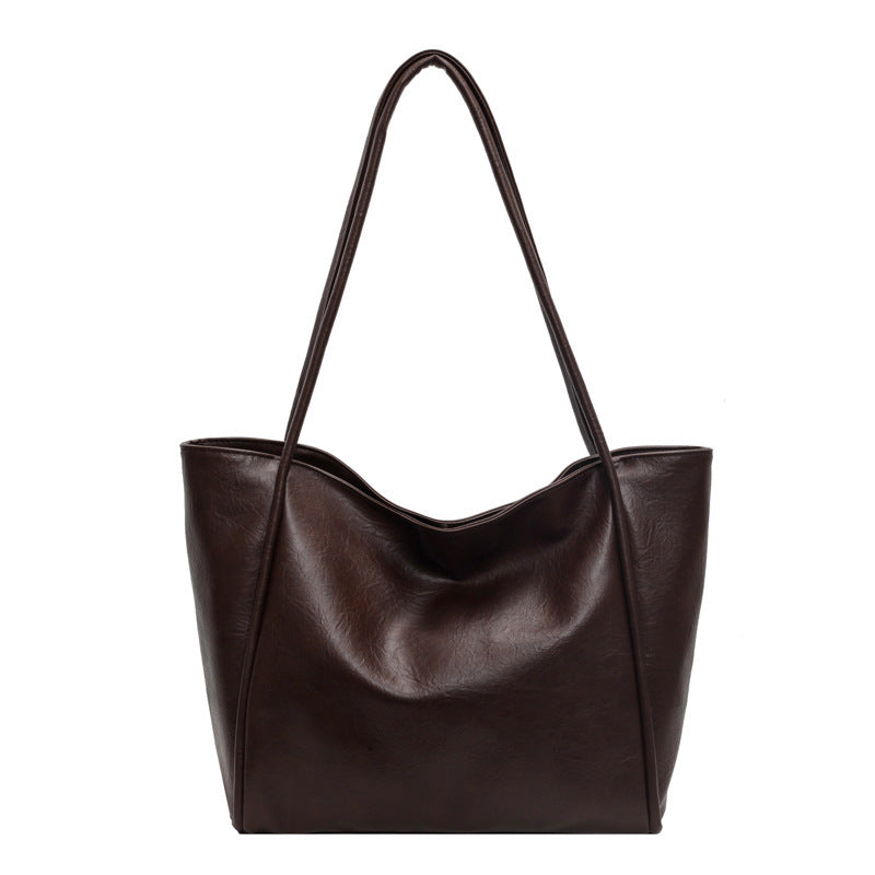 Women's Soft Leather Totes Shopping Travel Bag