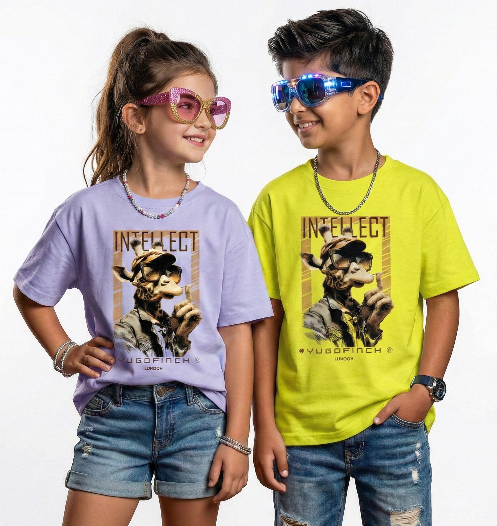 Unisex Crew Neck - 180 GSM COTTON T-Shirt - 6 months to 11 years - 12 COLORS.