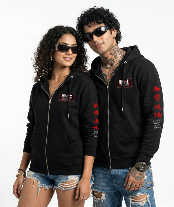 Unisex Zip Hoodie - 6 sizes - Image 3