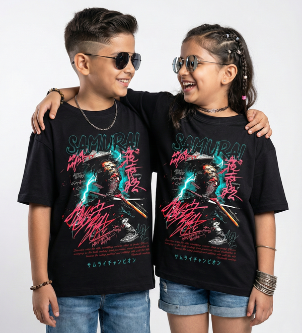 Unisex Crew Neck Anime T-Shirt - 1 month to 13 years - 9 colors - Image 3