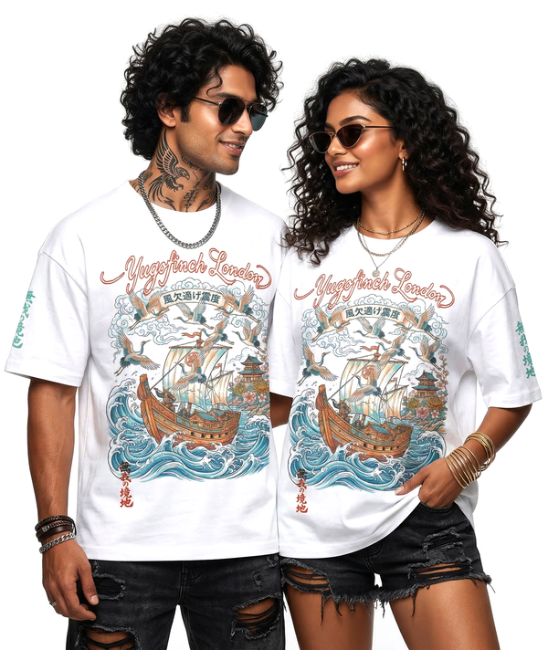 Unisex Supima SHIP T-Shirt - 3 COLORS - 9 SIZES - Image 2