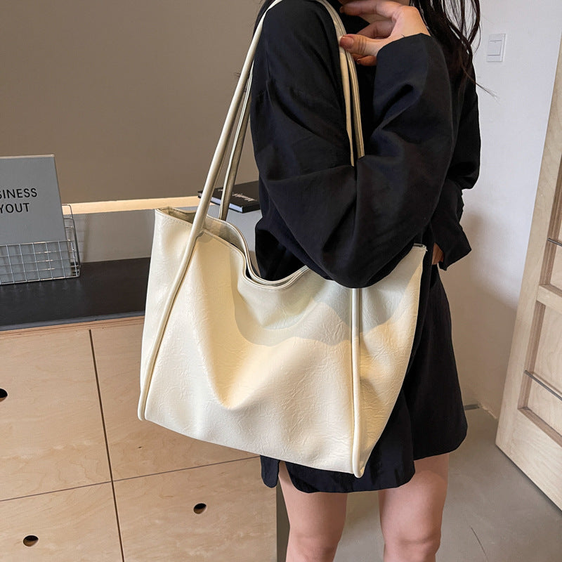 Women's Soft Leather Totes Shopping Travel Bag