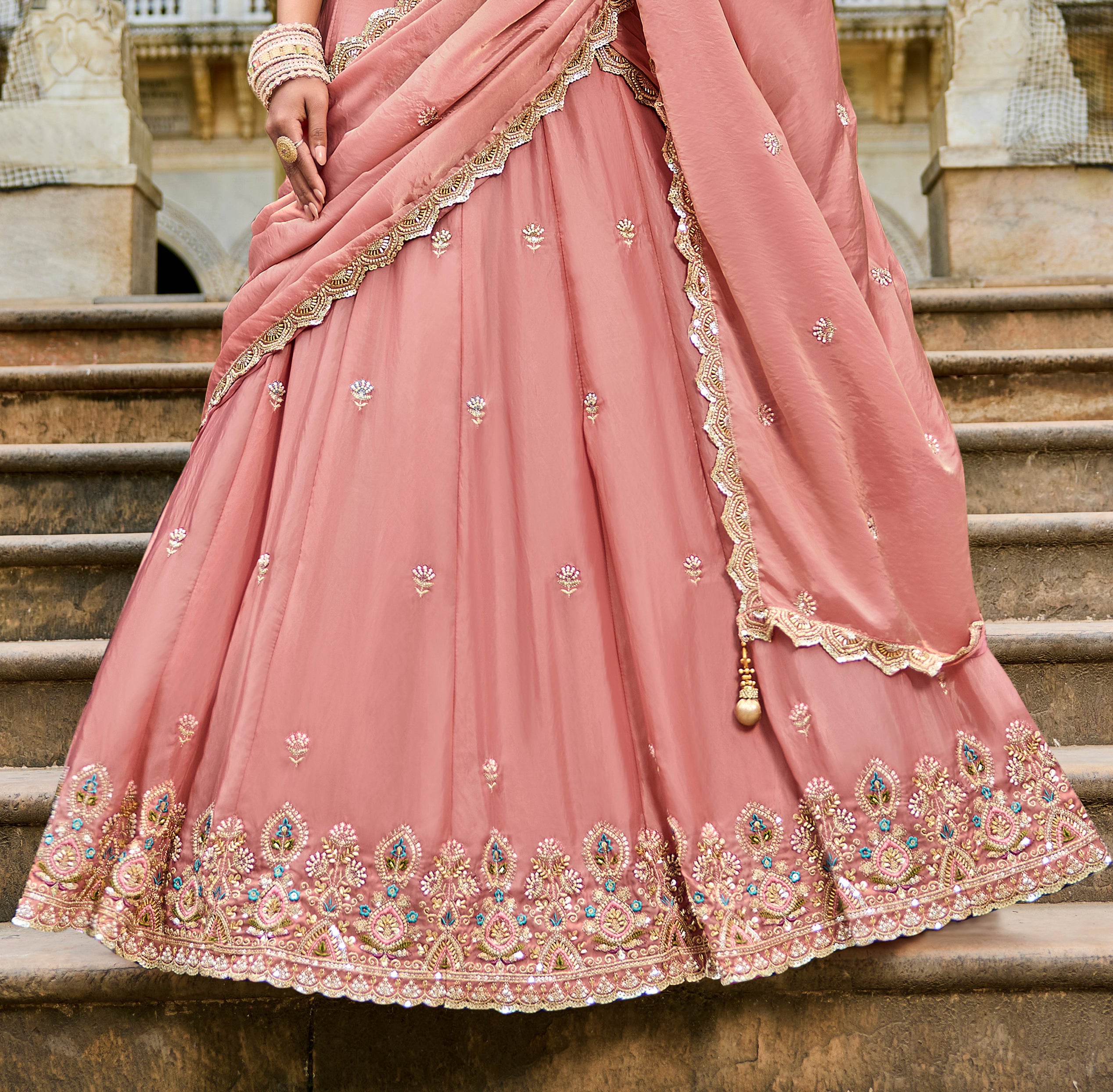 Blush Pink Lehenga  – Wedding & Party