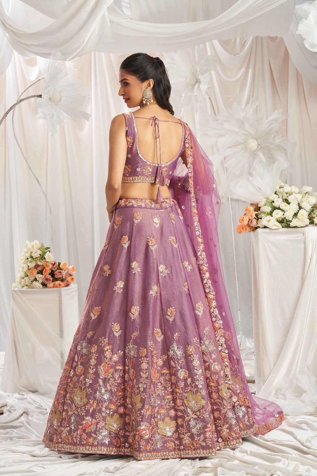Women's Designer Wedding Outfit - Semi Stitched