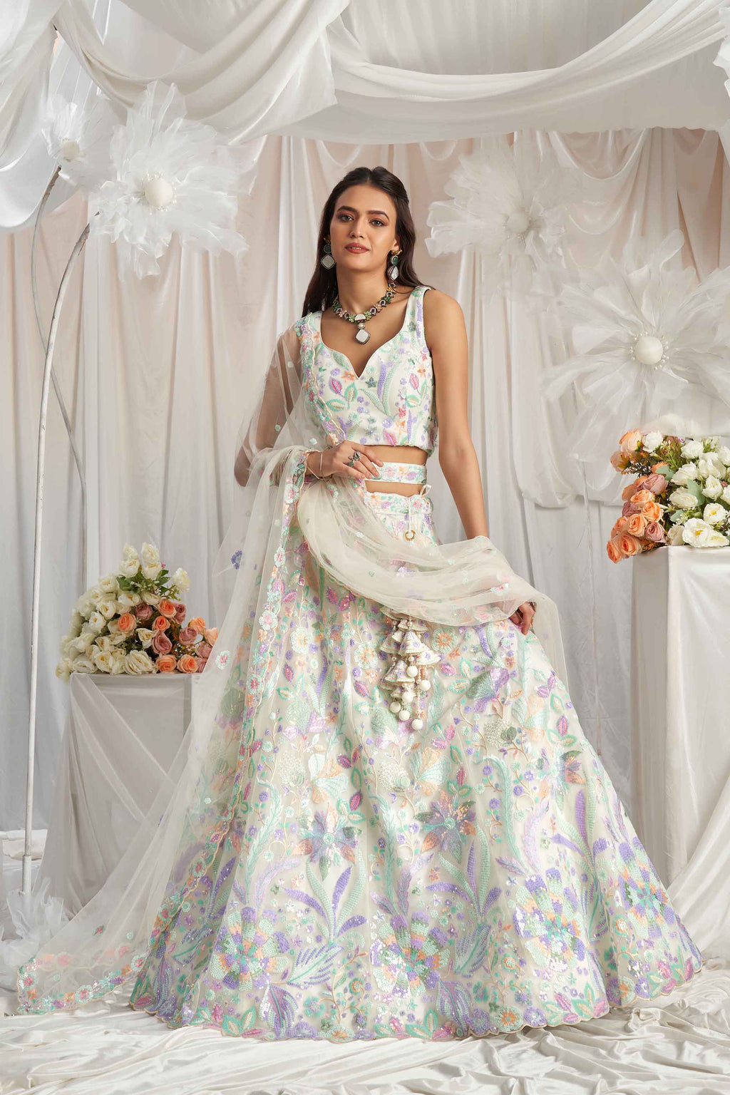 Bridesmaid - Lehenga Choli - Semi Stitched