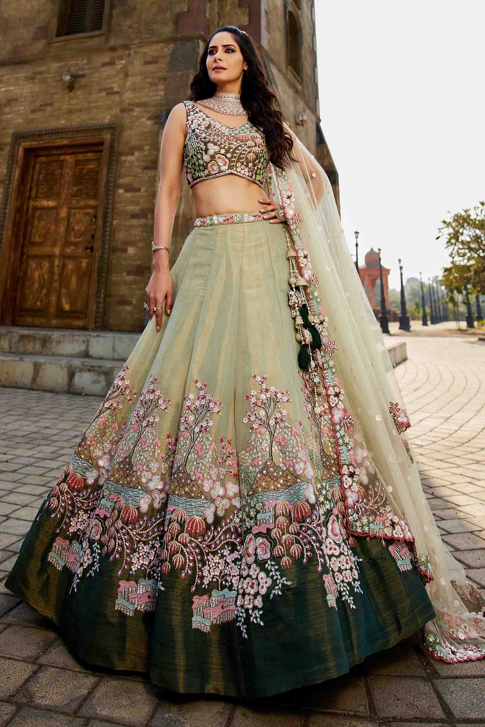 Festive Majestic Lehenga Choli - Semi stitched
