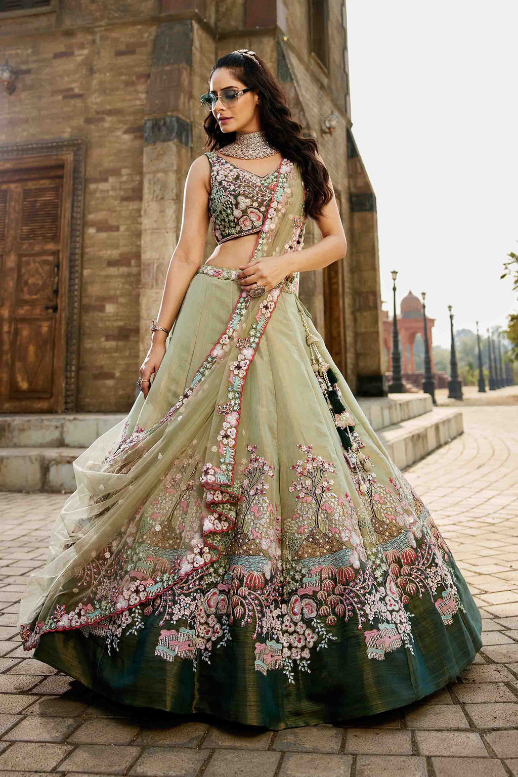 Festive Majestic Lehenga Choli - Semi stitched