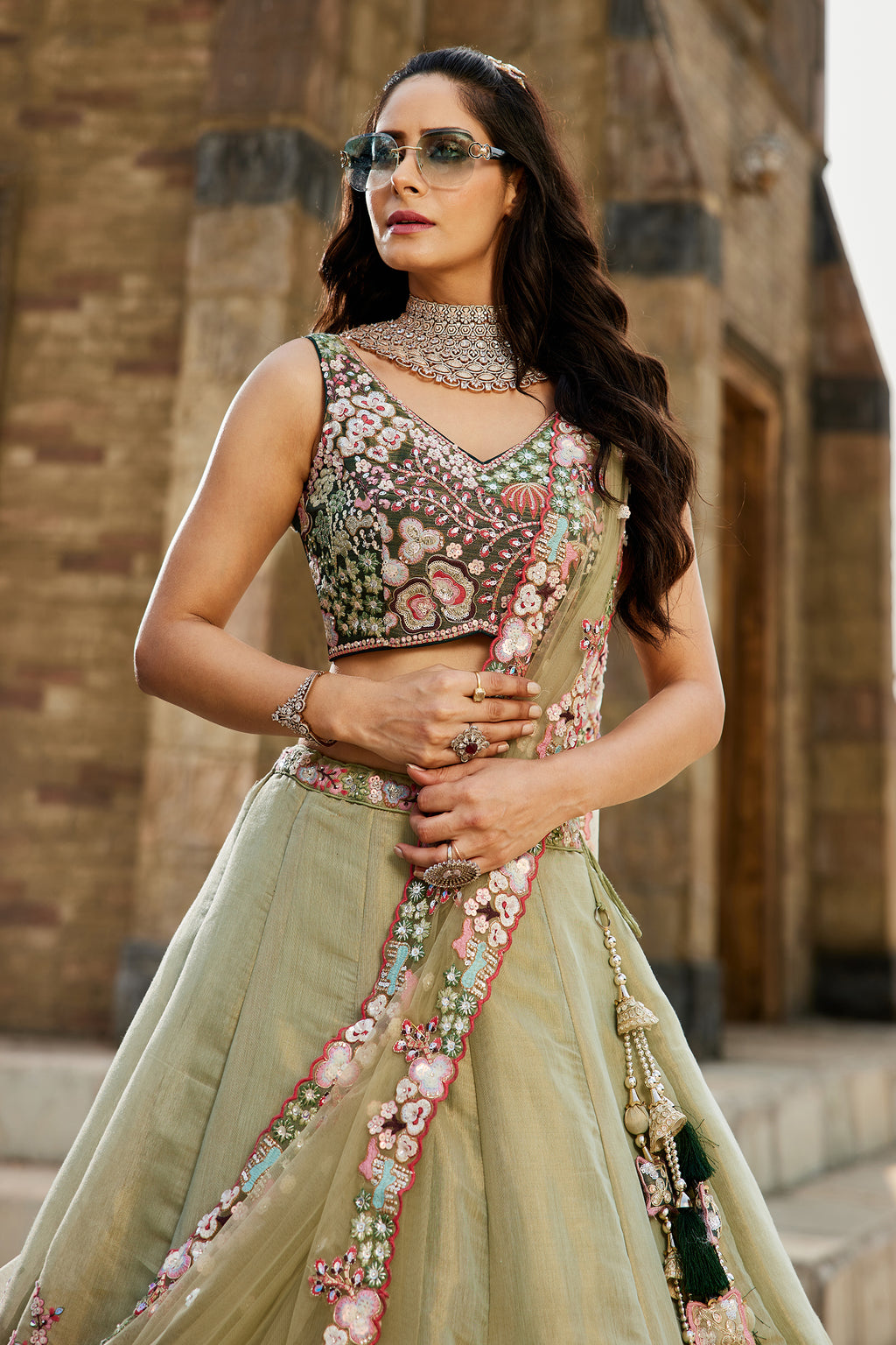 Festive Majestic Lehenga Choli - Semi stitched
