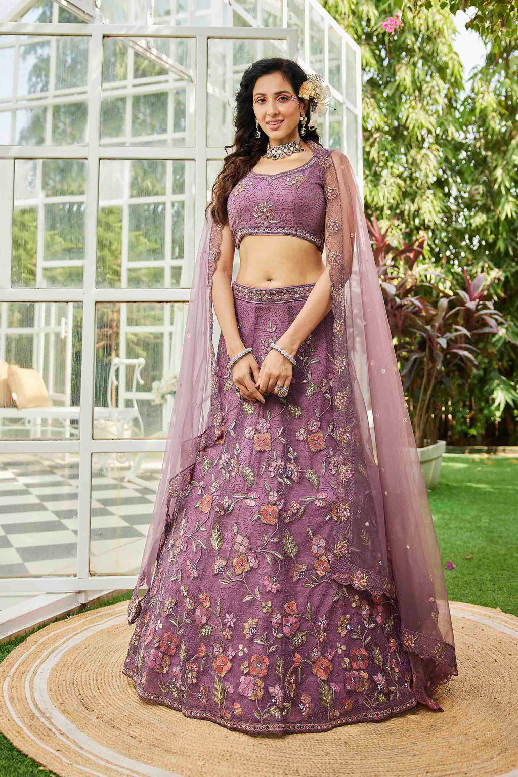 Women's Lehenga Choli set - Semi Stitched