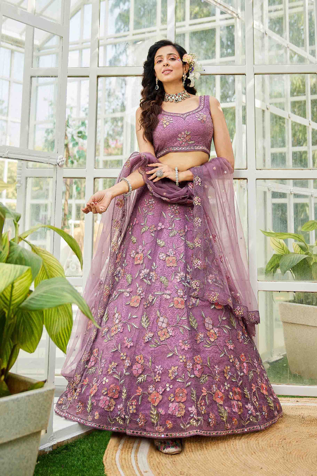 Women's Lehenga Choli set - Semi Stitched