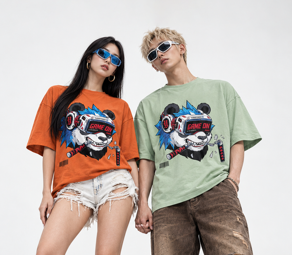 Unisex Panda Classic Crew T-Shirt - Image 2