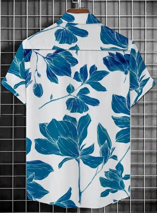 Men's Printed Cotton Shirt