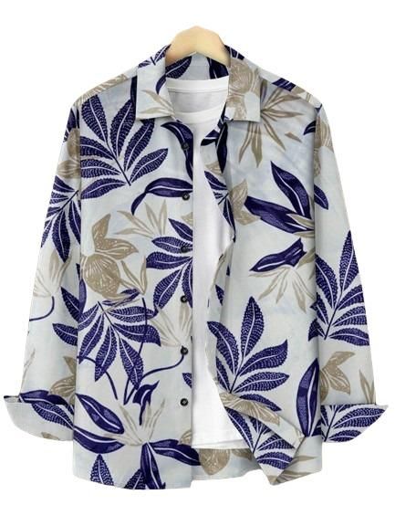 Men's Printed Cotton Shirt