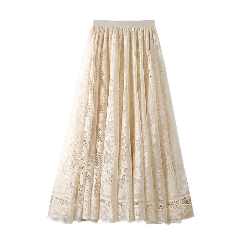 Korean Crocheted Lace Skirt