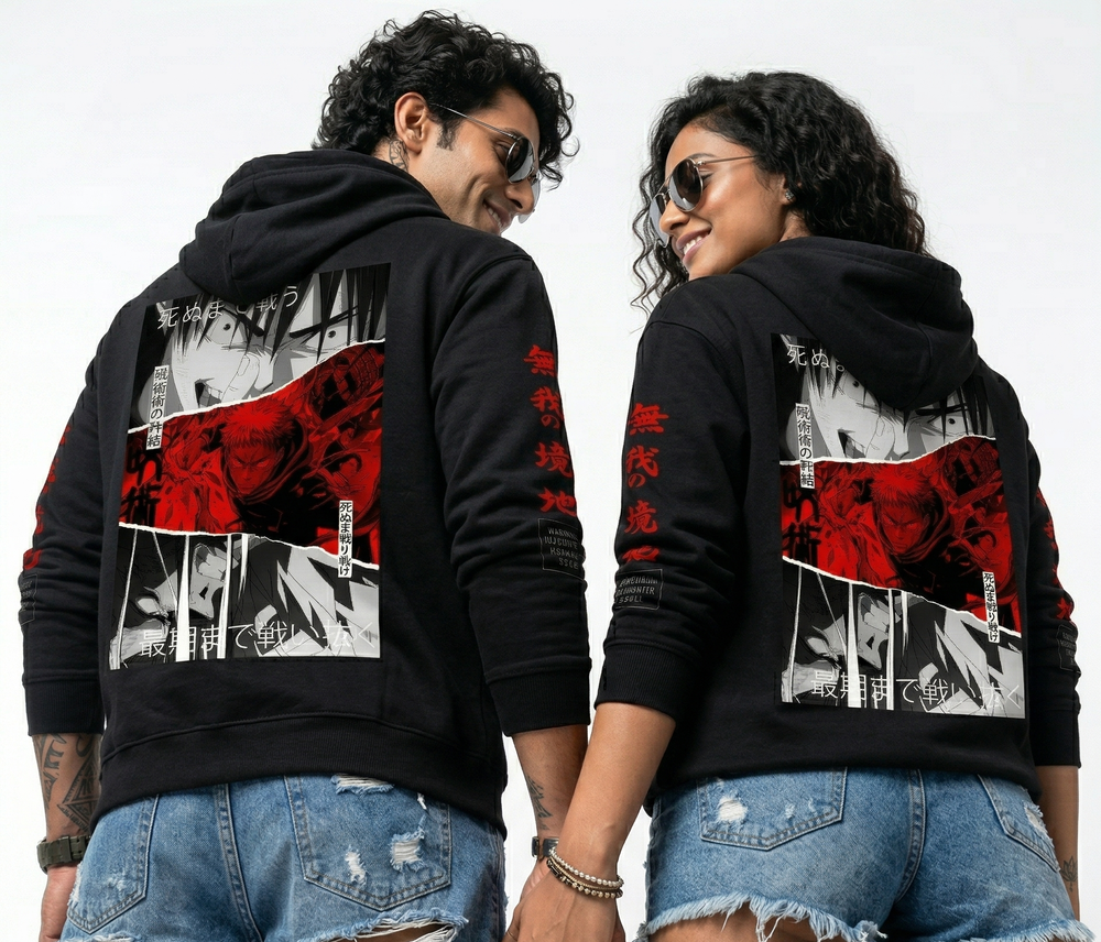 Unisex Pullover ANIME Hoodie - 7 SIZES