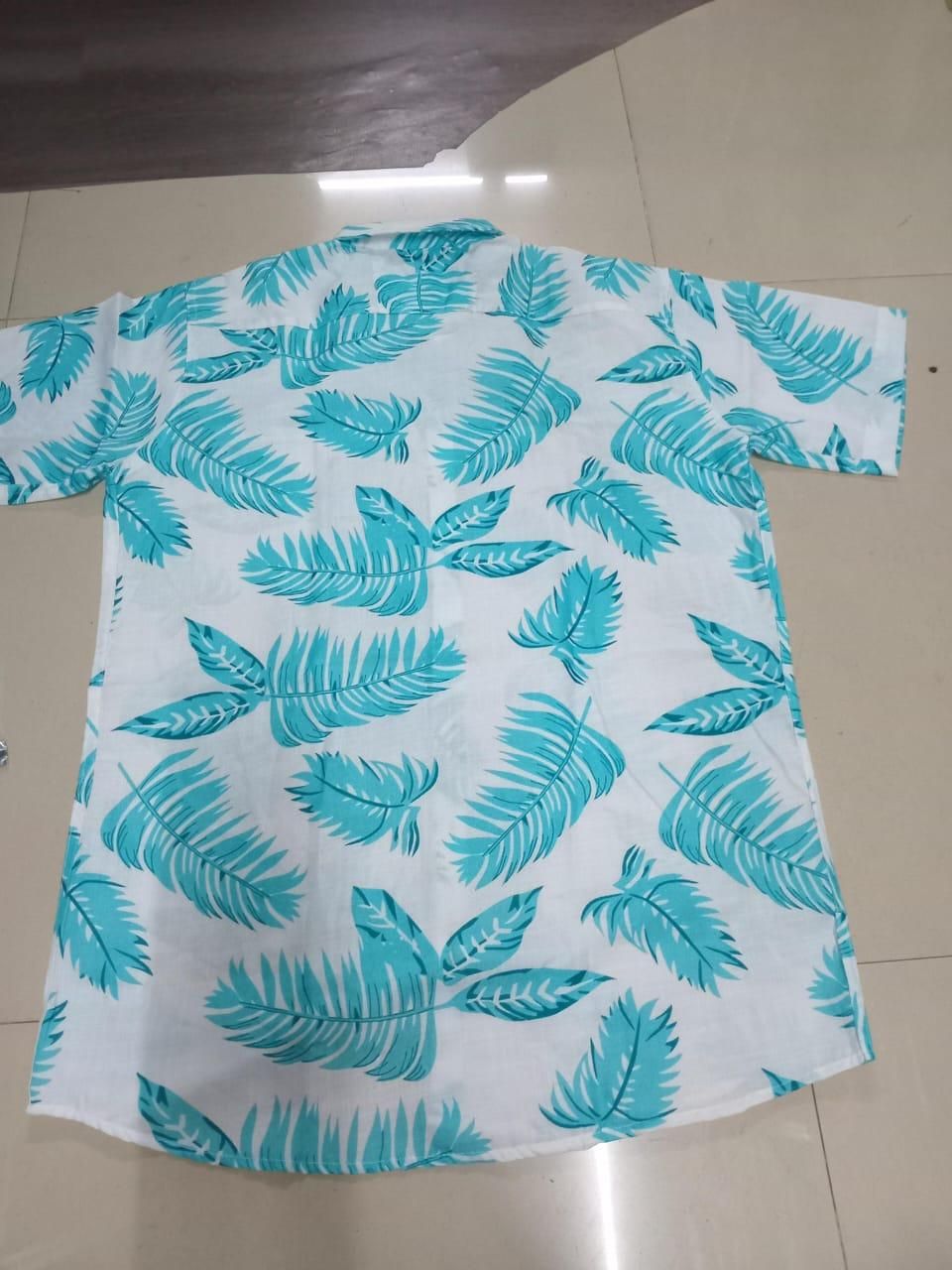 Men's Printed Cotton Shirt