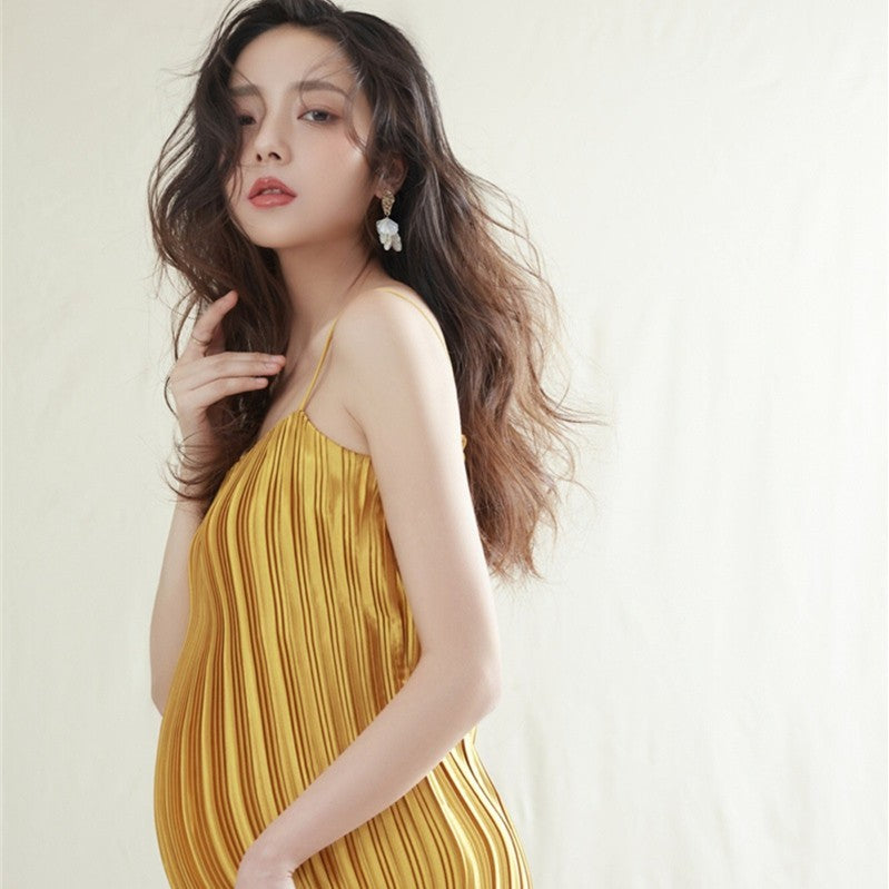 Women's Maternity strap dress