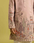 Ethnic Dusty Rose Festive Kurta for Boys - 6-12 years