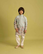 Sage Green Kurta set for Boys - 6-12 yeras