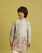 Sage Green Kurta set for Boys - 6-12 yeras