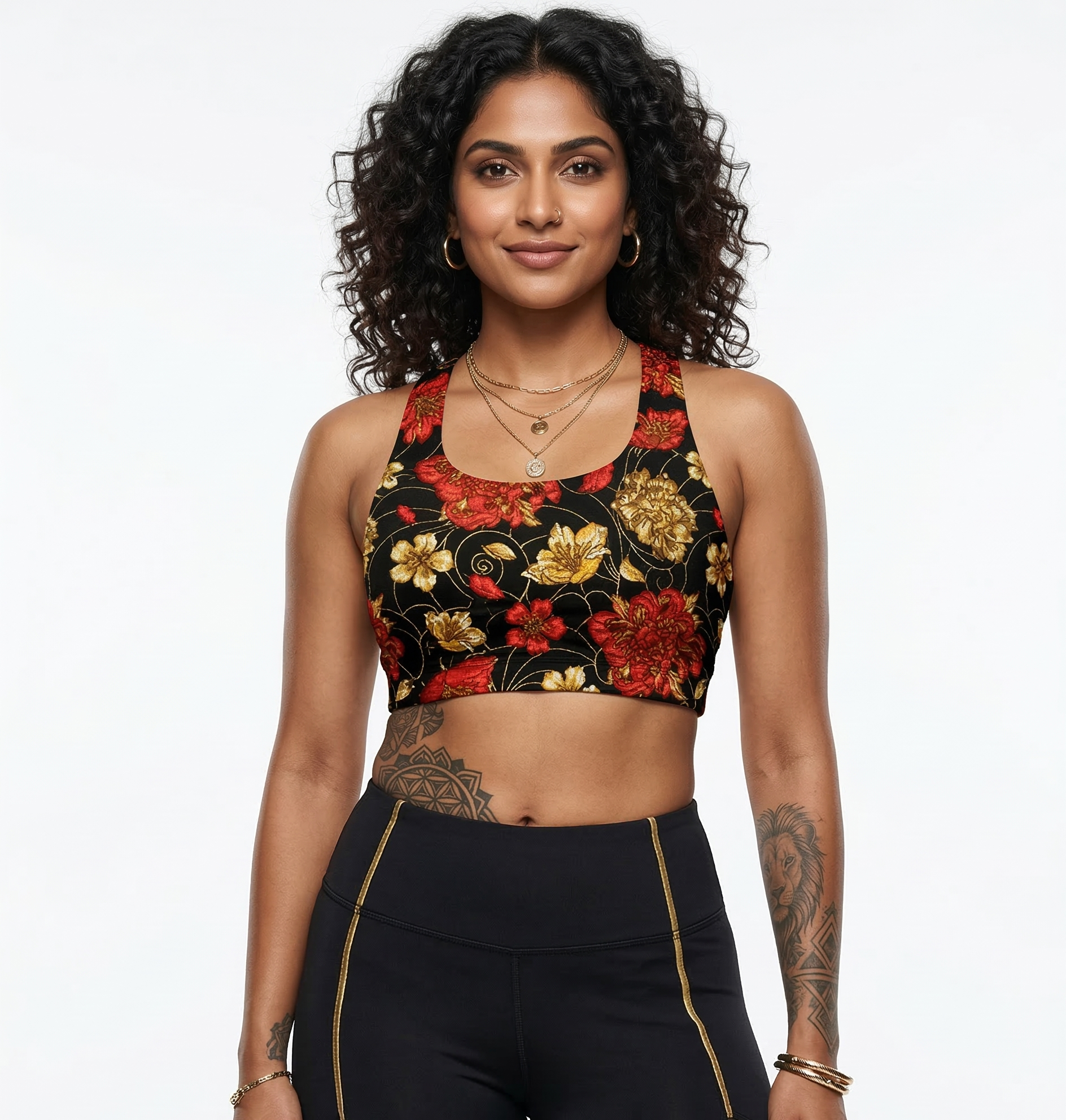 Sports breathable poly-spandex blend with a 220 GSM Bra - Gym Wear