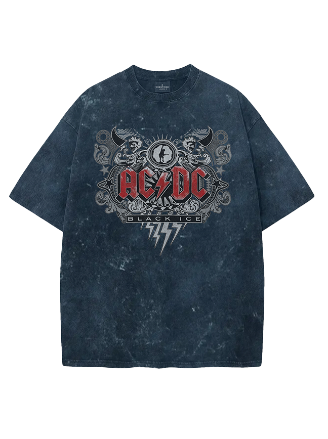 Unisex Acid Washed Oversized Tee - 5 Colors, 6 sizes.