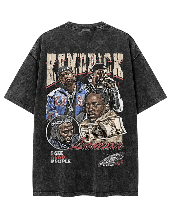 Unisex Acid Washed Oversized Tee - 3 colors - 6 sizes - Image 2