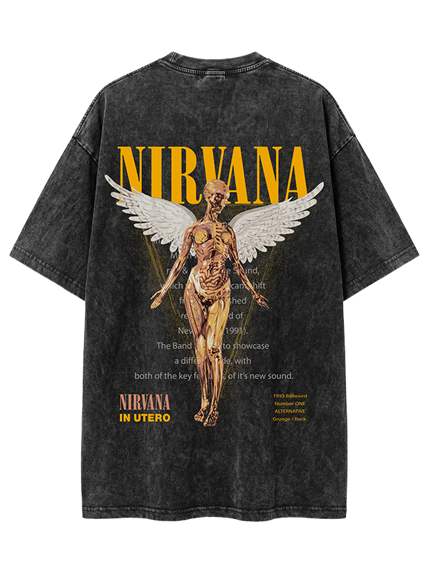 Unisex Acid Washed Oversized Tee - 5 Colors, 6 Sizes