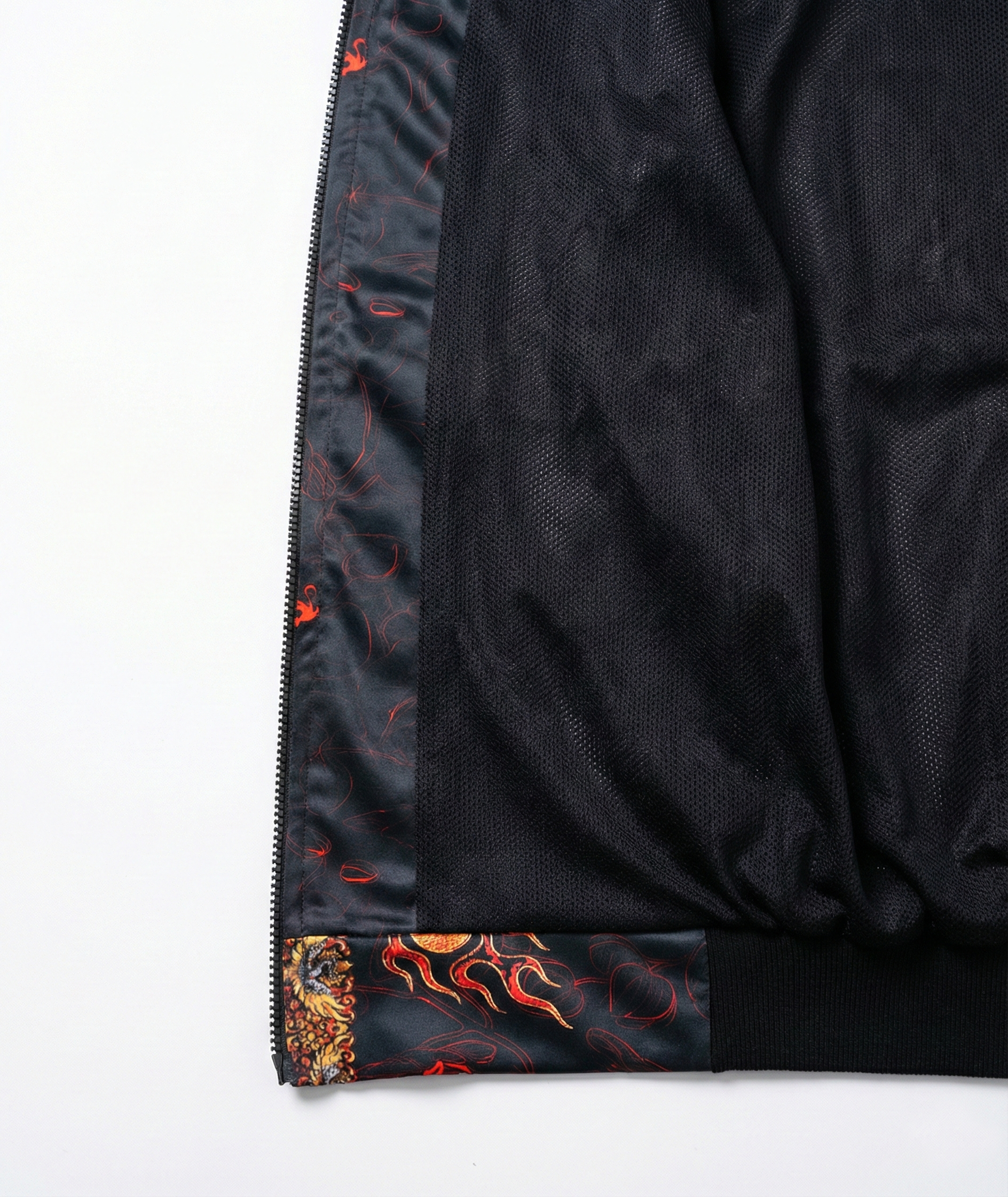 Men's AOP 240 GSM premium poly brushed fleece, Bomber Jacket