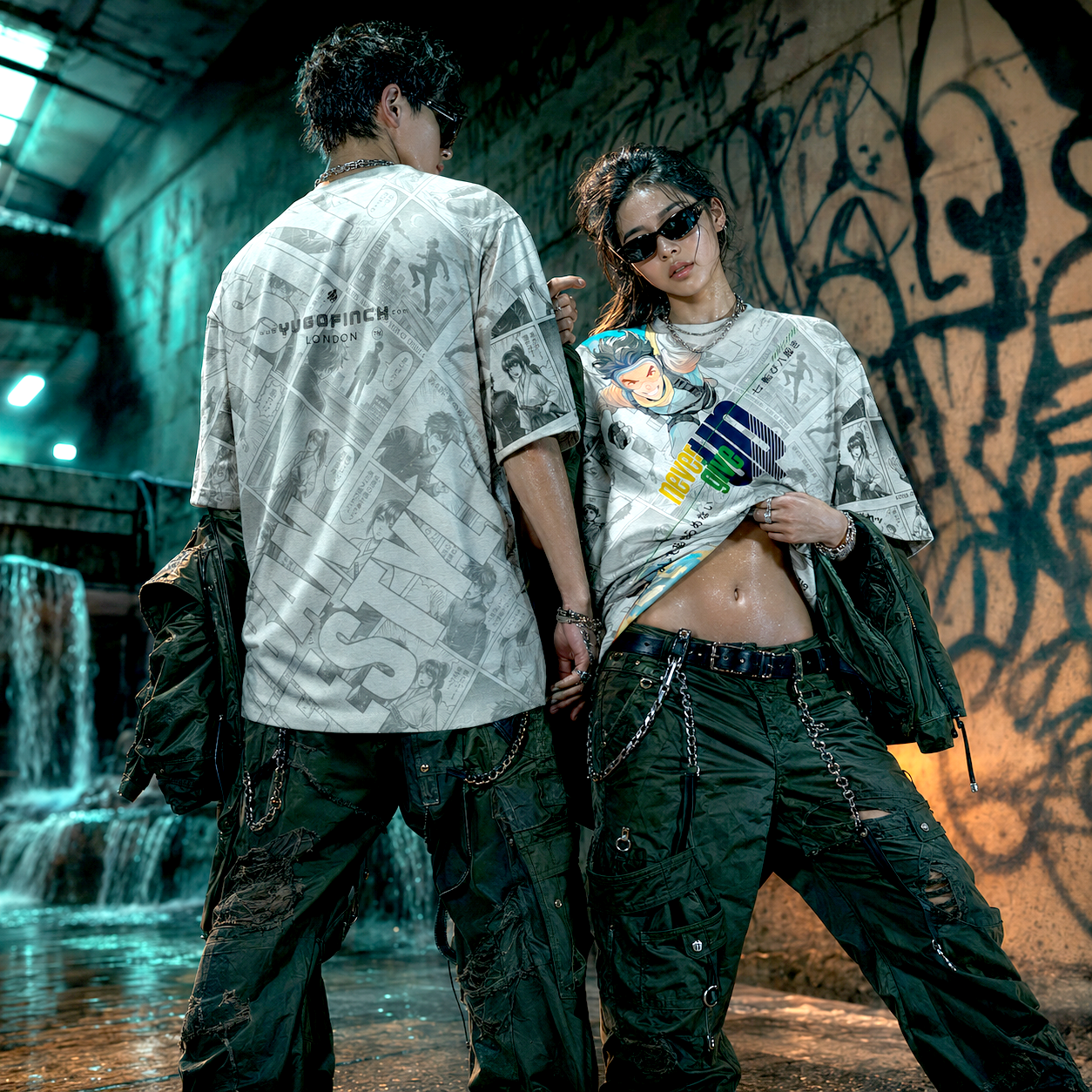 Unisex AOP Anime T-Shirt - 6 sizes