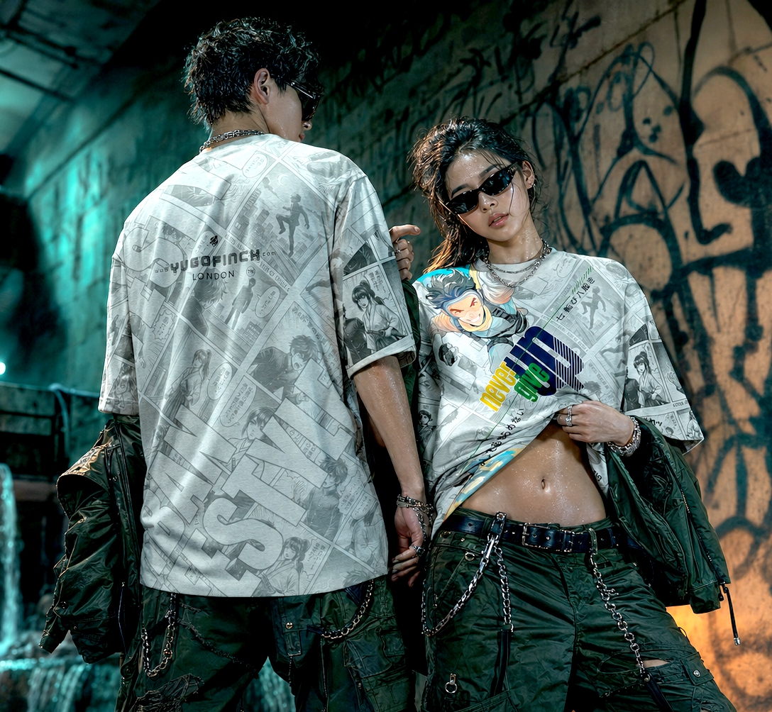Unisex AOP Anime T-Shirt - 6 sizes