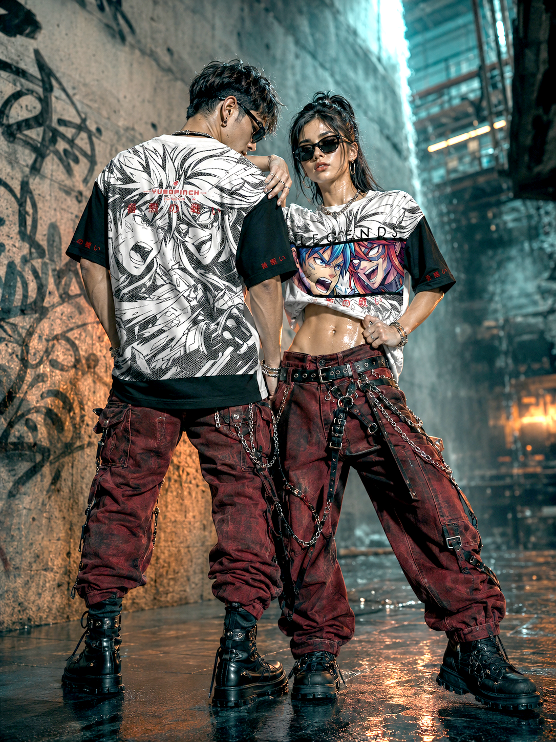 Unisex ANIME AOP T-Shirt - 6 sizes