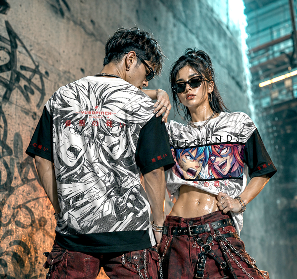 Unisex ANIME AOP T-Shirt - 6 sizes - Image 1