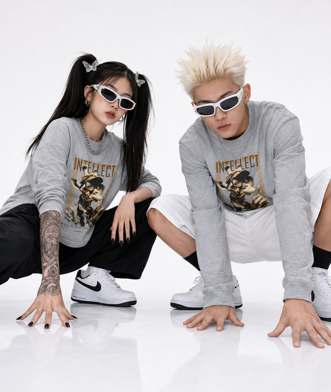 Unisex Full Sleeve T-Shirt, 2 colors, 6 sizes