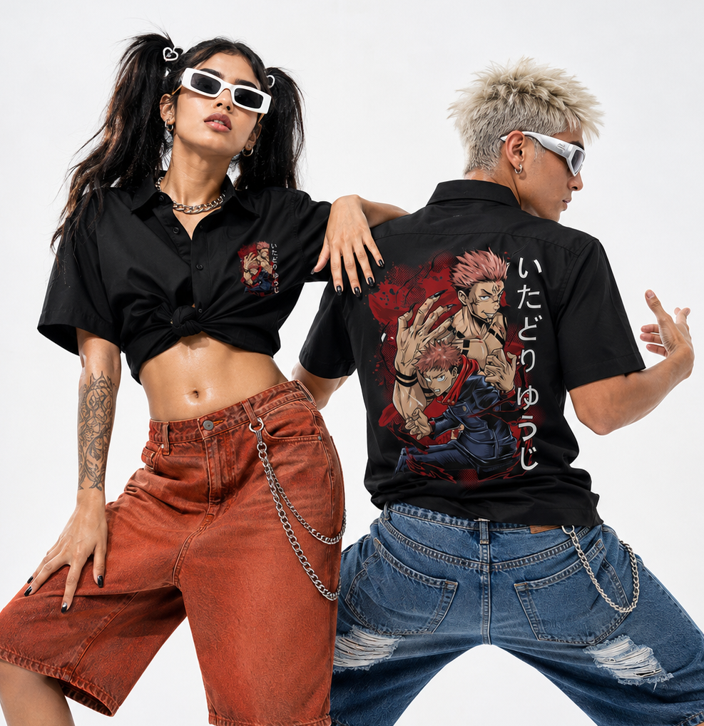 Unisex Oversized Shirt. 3 colors, 6 sizes