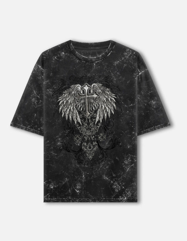 Unisex Acid Washed Oversized Tee - 5 COLORS, 6 SIZES - Image 3