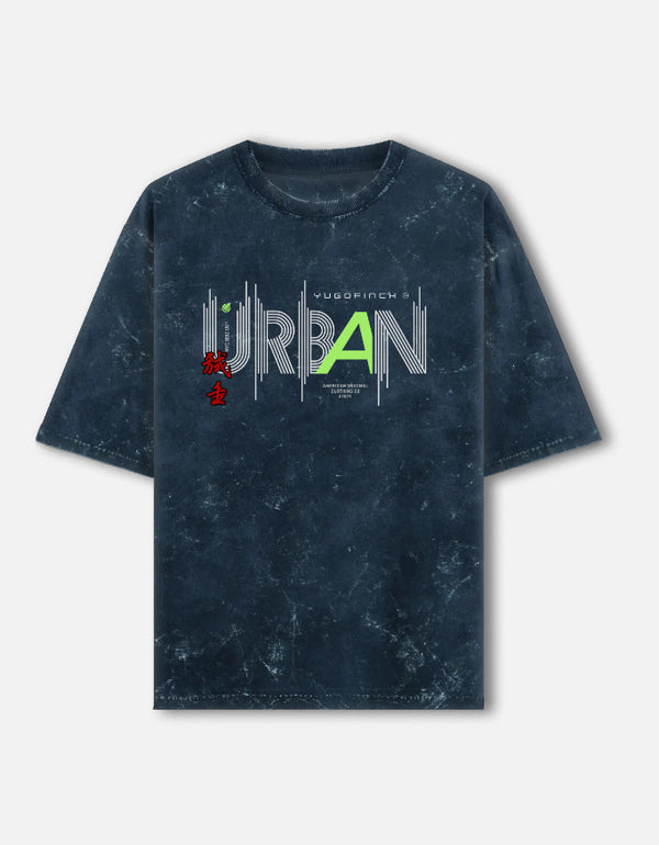 Unisex Acid Washed URBAN Oversized Tee - 5 COLORS - Image 4